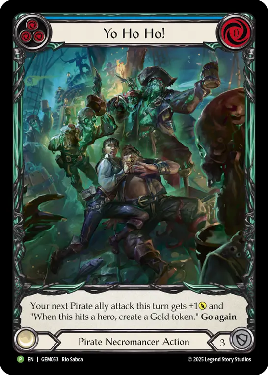 Card: Yo Ho Ho! (blu)