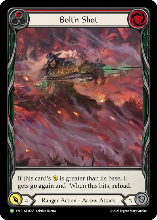 Card: Bolt'n' Shot (red)