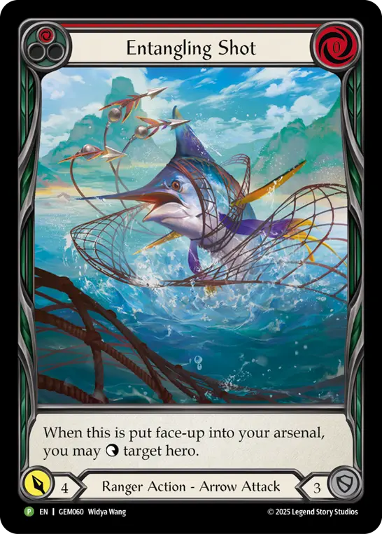 Card: Entangling Shot (red)