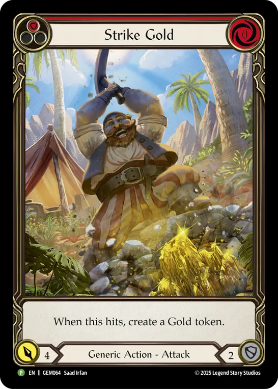 Card: Strike Gold (red)