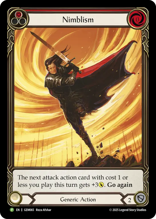 Card: Nimblism (red)