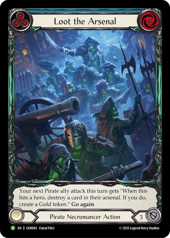 Card: Loot the Arsenal (blu)