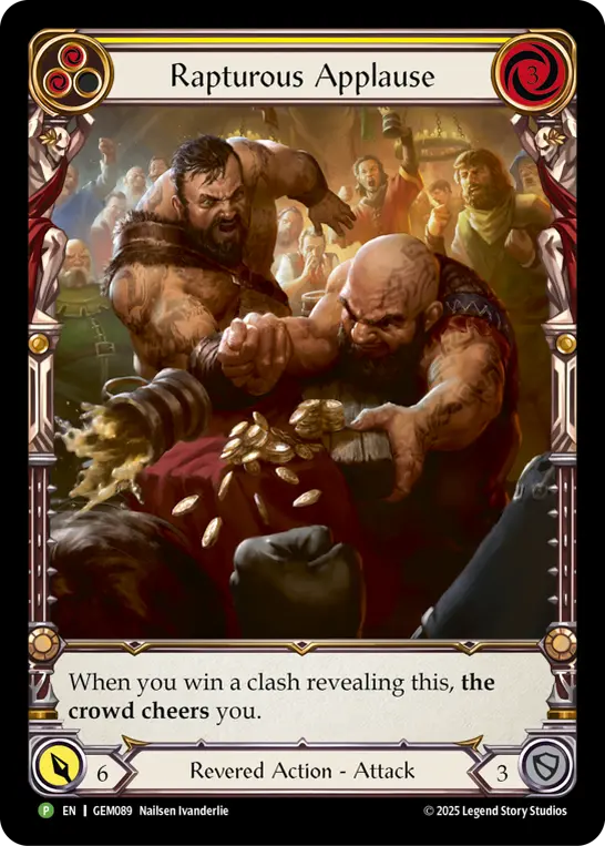 Card: Rapturous Applause (yel)