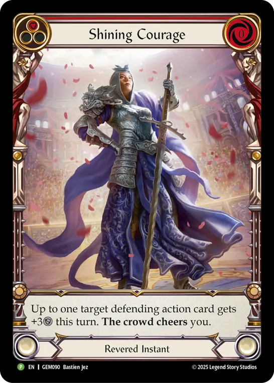 Card: Shining Courage (red)