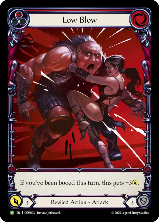 Card: Low Blow (red)