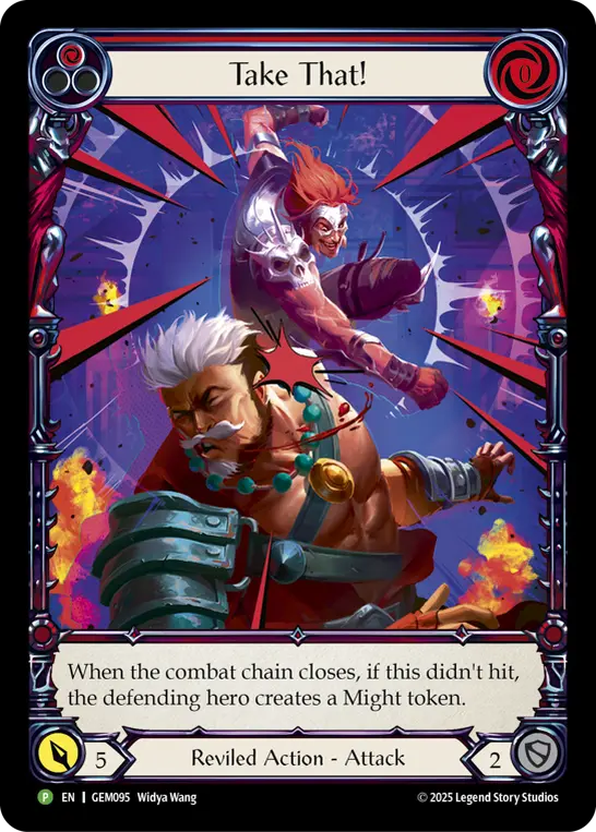 Card: Take That! (red)