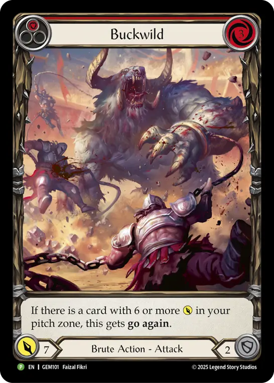 Card: Buckwild (red)