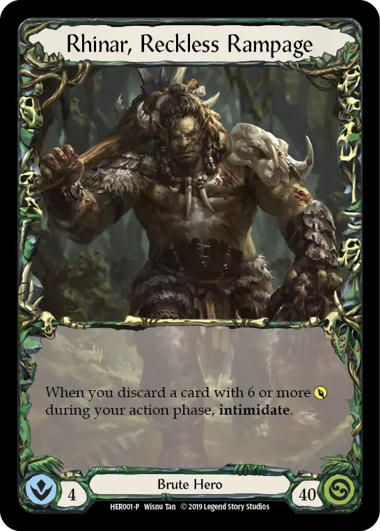 Card: Rhinar, Reckless Rampage