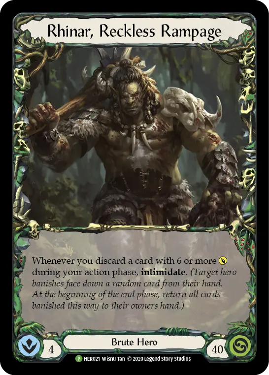 Card: Rhinar, Reckless Rampage