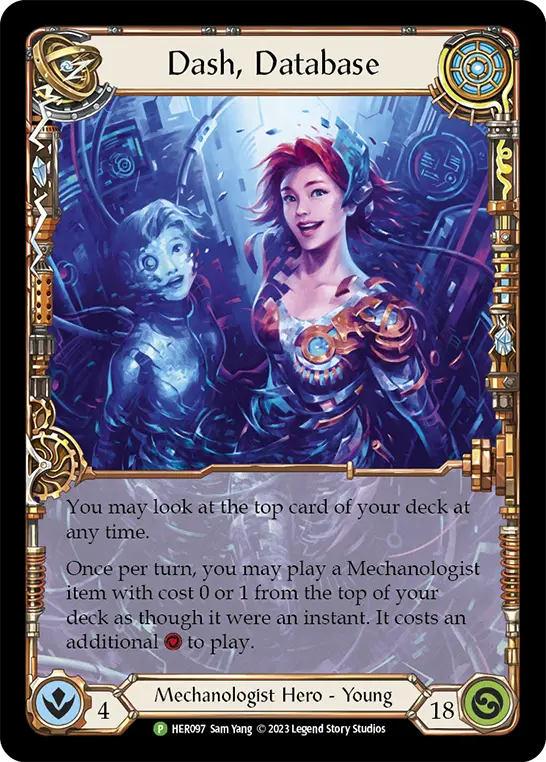 Card: Dash, Database