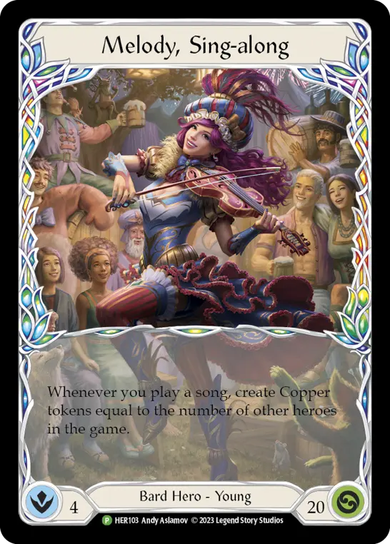 Card: Melody, Sing-along