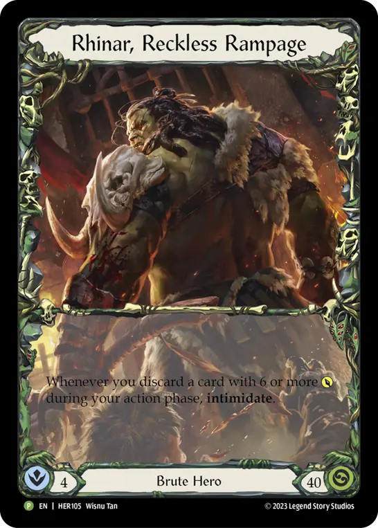 Card: Rhinar, Reckless Rampage