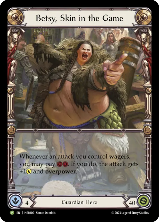 Card: Betsy, Skin in the Game