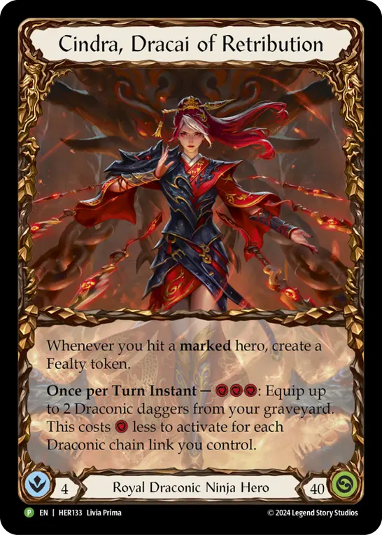 Card: Cindra, Dracai of Retribution