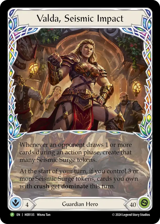 Card: Valda, Seismic Impact