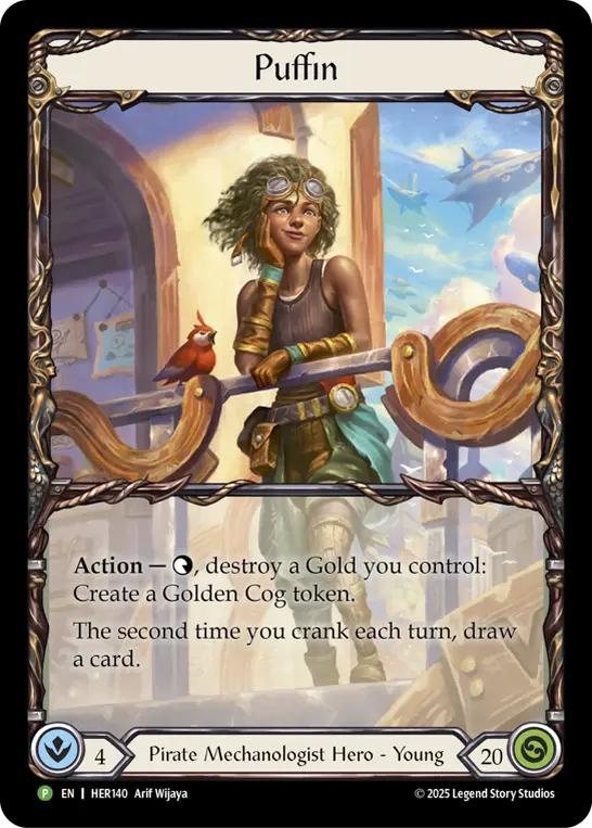 Card: Puffin