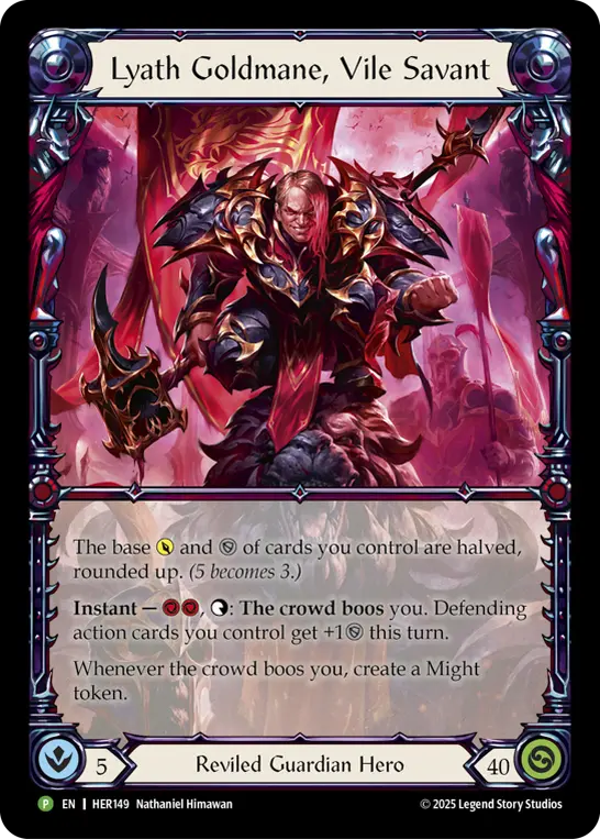Card: Lyath Goldmane, Vile Savant