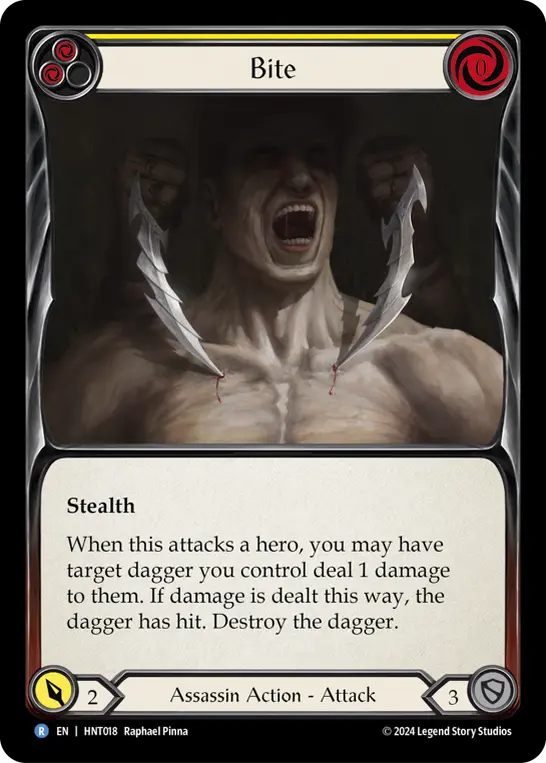 Card: Bite (yel)