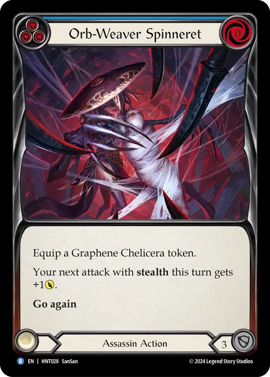 Card: Orb-Weaver Spinneret (blu)