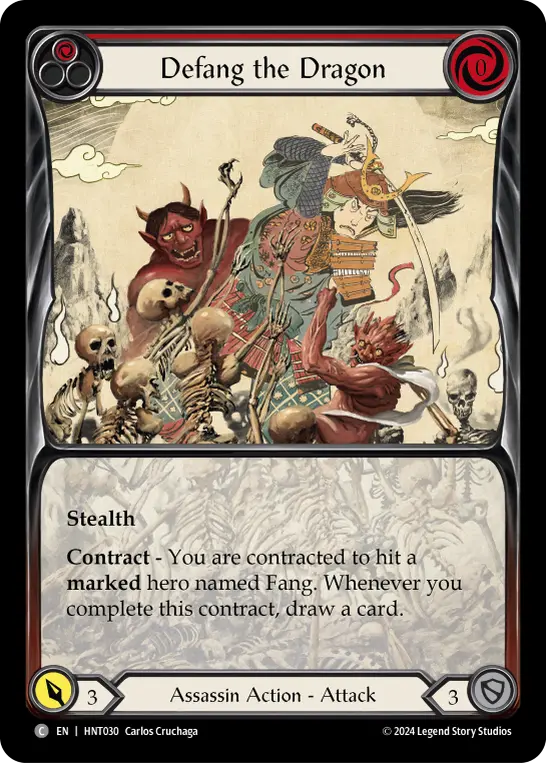 Card: Defang the Dragon (red)