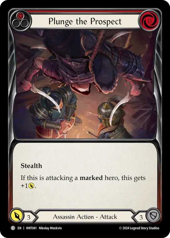 Card: Plunge the Prospect (red)