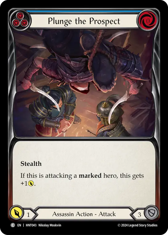 Card: Plunge the Prospect (blu)