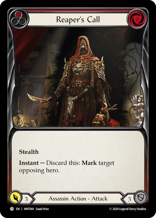 Card: Reaper's Call (red)