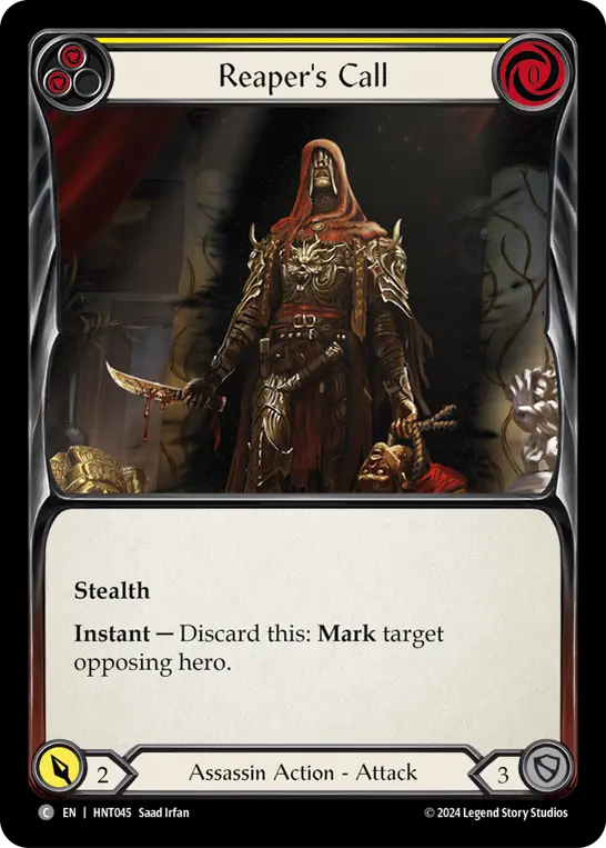 Card: Reaper's Call (yel)