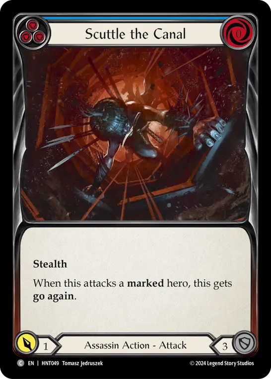 Card: Scuttle the Canal (blu)