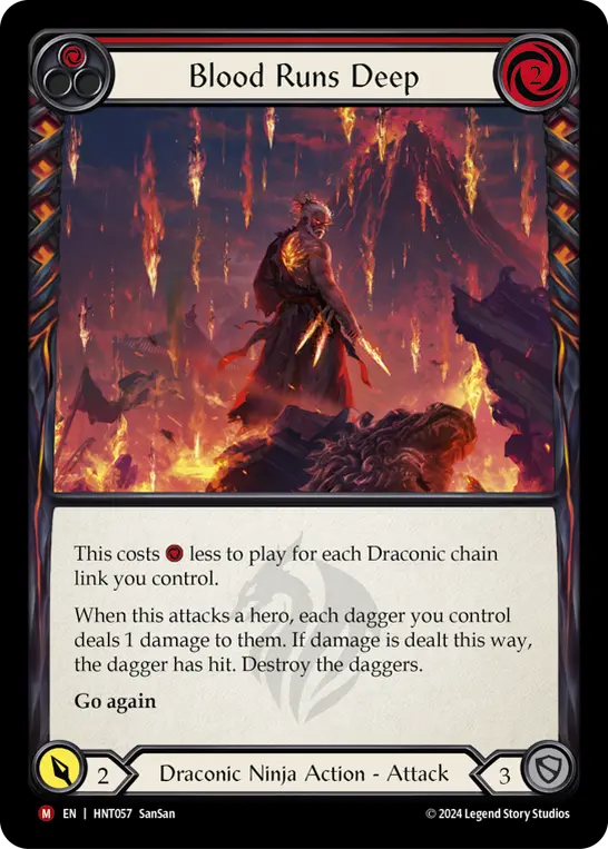 Card: Blood Runs Deep (red)