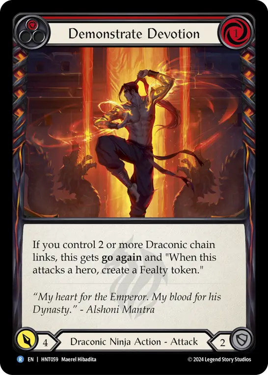 Card: Demonstrate Devotion (red)