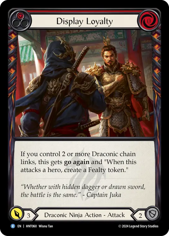 Card: Display Loyalty (red)