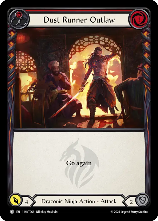 Card: Dust Runner Outlaw (red)