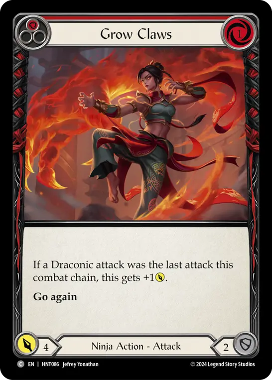 Card: Grow Claws (red)