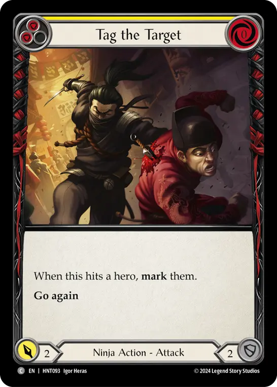 Card: Tag the Target (yel)