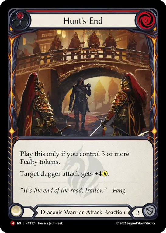 Card: Hunt's End (red)