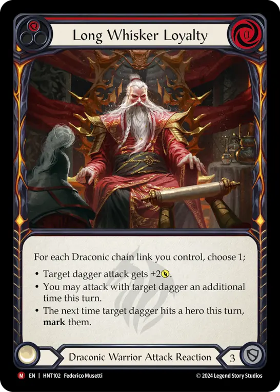 Card: Long Whisker Loyalty (red)