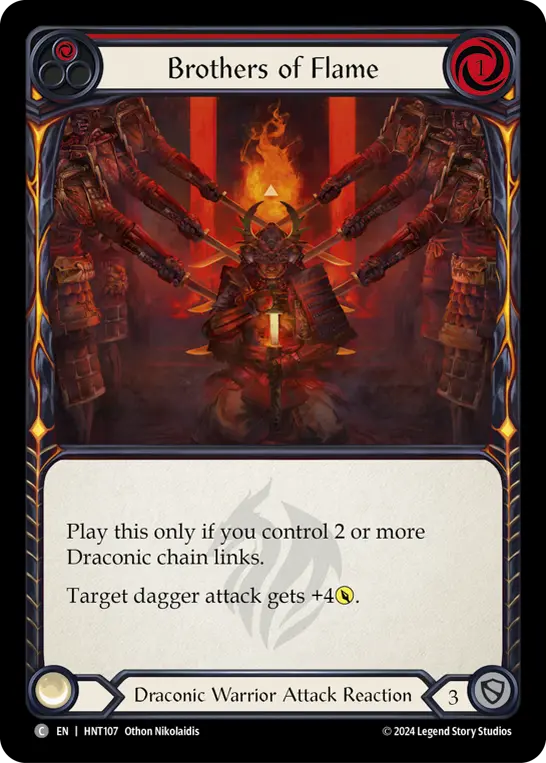 Card: Brothers of Flame (red)