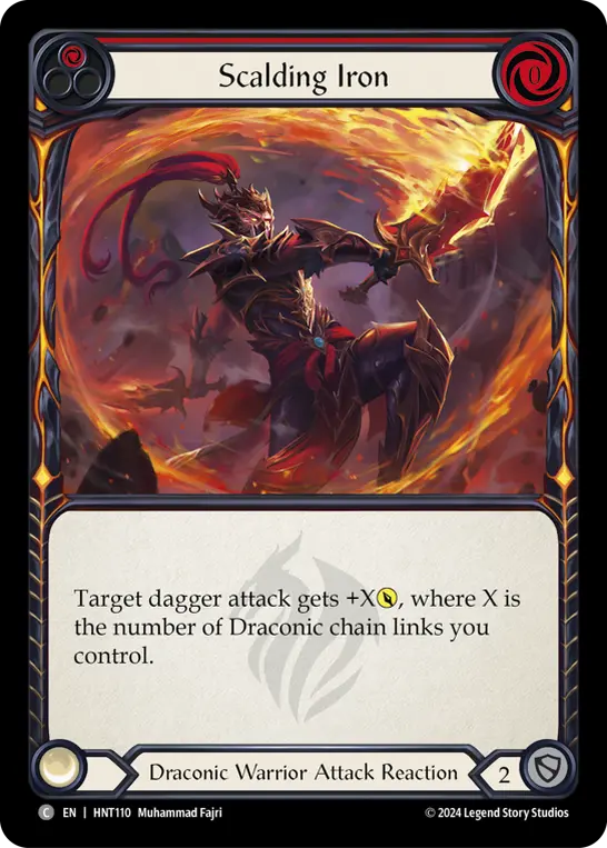 Card: Scalding Iron (red)