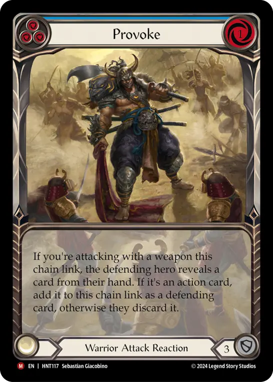 Card: Provoke (blu)