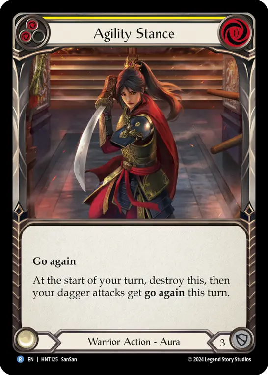 Card: Agility Stance (yel)