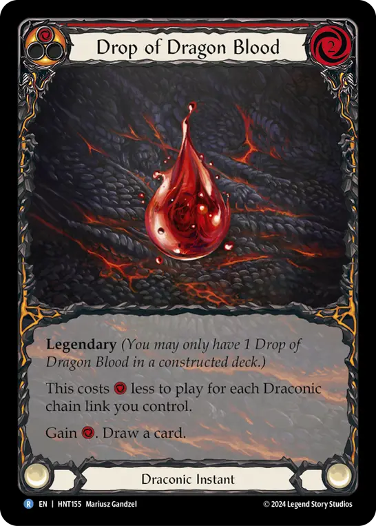 Card: Drop of Dragon Blood (red)