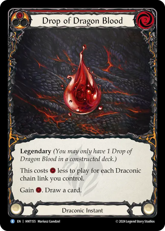 Card: Drop of Dragon Blood (red)