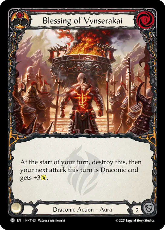 Card: Blessing of Vynserakai (red)