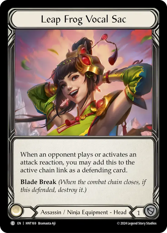 Card: Leap Frog Vocal Sac