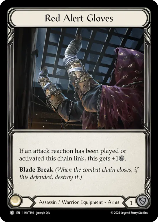Card: Red Alert Gloves