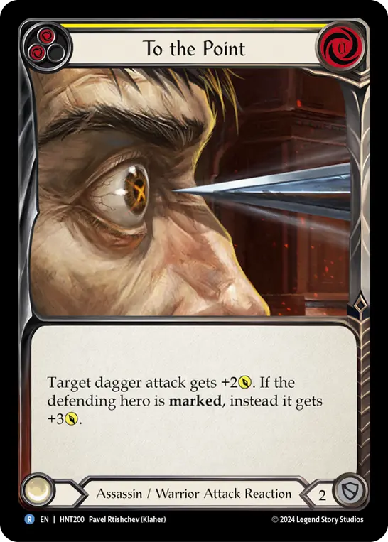 Card: To the Point (yel)