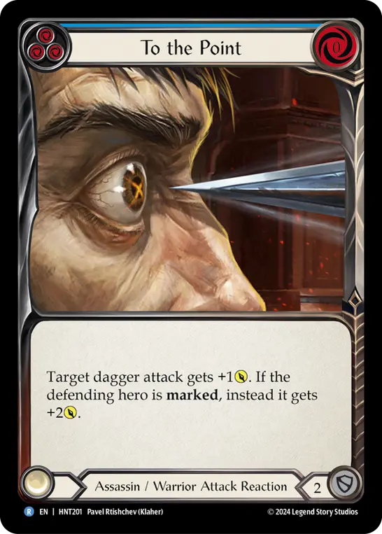Card: To the Point (blu)