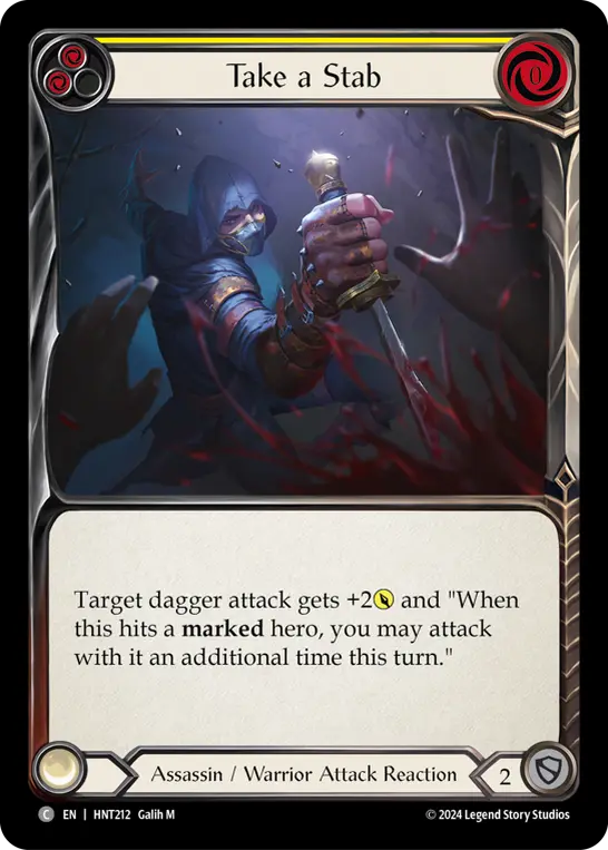 Card: Take a Stab (yel)