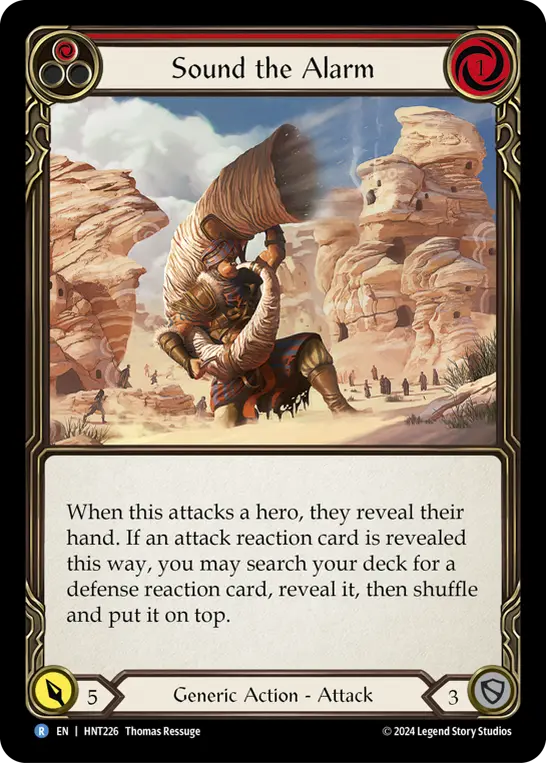 Card: Sound the Alarm (red)